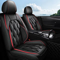 AOMSAZTO Car Seat Covers,2 Front Seats Custom Fit for Jeep Gladiator 2020-2025,Leather Carseat Automotive Cushion Covers Seat Protector,Airbag Compatible Waterproof Black