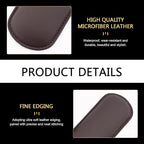 WZP 2PCS Car Door Armrest Pads, Soft Leather+Memory Foam Car Knee Pads, Arm Rest Elbow Cushion with One-Piece Molding, Universal Car Interior Accessories for Arm Support Protect (Brown)