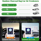 35Pack Natural Activated Charcoal Odor Absorber Air Purifying Bag for Home or Shoe Odor Eliminator; Car Air Freshener;Drawer Deodorizers; 7g/Pack Natural Air Freshener for Home,Car,Closet,Pets