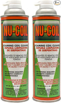 Nu-Coil Foaming Coil Cleaner - Coil Cleaner for Air Conditioning Unit Maintenance and Cleaning - White, Bio-Enzymatic, Non-Flammable, Acid Free (2)