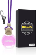 Ikeda Car Air Freshener: Hanging Car Smell Air Freshener | 10ml Hanging Car Perfume | Long Lasting Fragrance | Strong Scents Diffuser for Auto Home (Peach)
