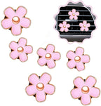 6 Pcs Daisy Flower Air Vent Clip Air Conditioning Outlet Clip Car Air Freshener Clip Car Interior Decor Charm Colorful Car Interior Accessories for Girls Women (Pink)