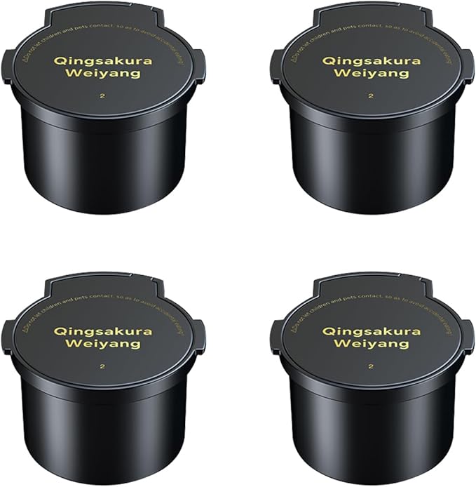 4PCS Car Air Freshener Refill (2000 sprays) Dedicated Perfume Long Lasting Air Fresheners - Smart Car Air Freshener Refill Made of Natural Plant Extracts(Qingsakura)