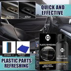 RJDJ Plastic Restorer for Cars, Trim & Exterior – Plastic Revitalizing Coating Agent, Restores Faded Plastic, UV Protection, Car Shine Refurbishing Solution (50ml-1pcs)