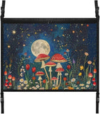 Mushroom Moon Car Roof Storage Bag Car Seat Organizer Roof Storage All Car Storage Organizers Large Capacity Storage for Small Items