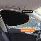 4PCS Car Window Shade, Automobile Sunshade, Car Sun Blocker, Static Suction car Window Sunshade, 99% Sun-Blocking Rate, Front and Rear Window sunshades
