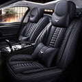 for Chevy Equinox Seat Covers 2005-2026, Full Coverage Customized Car Seat Covers, Premium Leather Waterproof Stain-Resistant Easy to Install (Luxury 2 Seats, Black)