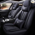 for Toyota RAV4 2008-2025 Car Seat Covers, Full Coverage Customized Seat Covers Premium Leather Waterproof Stain-Resistant Easy to Install (Full Set with Pillows, Black)