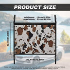 Black Brown Spot Car Roof Storage Bag Car Seat Back Hanging Bag Multi-Purpose Car Bag Storage Box Organizer Pouch Pocket Inner Car Accessories Compatible with Most Vehicles