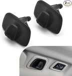 Pack-2 Car Interior Roof Hooks, ABS Plastic Multifunctional Roof Hook for Car, Car Hooks for Hanging Clothes, Bags and Umbrellas, Compatible with Volvo XC40 XC60 XC90 S60 S90 V60 V90 (Black)