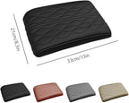 2025 Upgrade Universal Style Memory Cotton Car Armrest Box Pad,New Leather Car Armrest Box Pad Car Center Console Cover Pad,Vehicle Seat Box Cushion Protector for SUV Truck (Beige, Angle Pattern)