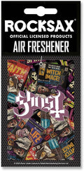 Rocksax Ghost Magazines Hanging Air Freshener – Long-Lasting Vanilla Car Air Freshener for Home & Office – Double-Sided Print Rock Band Memorabilia Car Fresheners