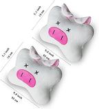 Sexysamba Car Headrest Pillow,Cartoon Neck Pillow for Car,Comfortable Soft Car Seat Pillow for Driving,Head Rest Cushion,Cute Neck Pillow for Travelling and Home 2Pcs (Pink Pig)