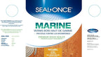 Seal-Once Marine Premium Wood Sealer - Waterproof Sealant - Wood Stain and Sealer in One - 1 Gallon Natural