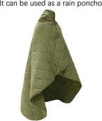 Poncho Liner Military Insulation Outdoor Camping Blanket for Travel, Beach, Grass, Picnic, Car Emergency, Outdoor, Survival