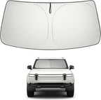 Proadsy 2026 Upgrade Windshield Sun Shade Custom Fit 2015-2025 2026 Mercedes-Benz S-Class Foldable Front Sunshade Protector Sun Visor Blocks UV Rays Keep Car Cooler