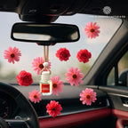 Car Air Freshener, Luxury Car Diffuser with 1 Oz Refill, Phthalate Free Fragrance – Long Lasting Scent | Refillable Hanging Air Freshener for Car, Home, Office | Made in USA (Love Spell)