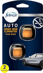Generic Febreze Car Air Freshener Vent Clips - 2 Clips - 0.07 Fl Oz (Smoke Odor Fighter)