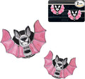 Bat Air Vent Clips,2pcs Pink Black Vampire Bat Car Air Freshener Vent Clips Cute Goth Car Accessories Halloween Gothic Decor Gift,Refillable Essential Oil Outlet Diffusers