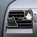 WIRESTER Set of 2 Fresh Scented Car Air Freshener Vent Clip, Decorative Accessories, Interior Decoration for Cars (Cat, Dog, Frog, Cow, Owl, Turtle, Sunflower, Baseball)