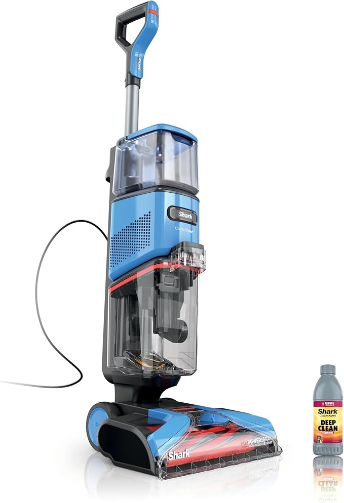 Shark EX120 CarpetXpert, Upright Carpet & Area Rug Cleaner for Pets, Deep Carpet Cleaning & Dirt & Grime Removal, Carpet Shampooer, Blue (Renewed)