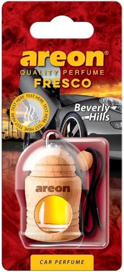 AREON Fresco FRTN14 Hanging Car and Home Air Freshener, Beverly Hills