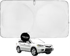 Windshield Sun Shade -Certified 99.87% UVB & 99.02% UVA Car Sun Shade. Award Winning Sunshade - Patented Technology | Compatible for Acura RDX (2007-2012) | Car Shades by Kinder Fluff