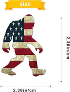 6 Pcs USA Flag Bigfoot Sasquatch Car Air Fresheners, Funny Hanging Air Fresheners Long Lasting Cute Car Mirror Scented Hanging Decoration Ornaments Gift Interior Accessories for Men Women