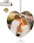 Custom Air Fresheners with Pictures - Personalized Double Sided Photo Text Air Fresheners for Car Wardrobe Bathroom Decor Hangings(Heart)