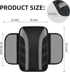 NBTEPEM Gray Center Console Cover, Sporty Leather Armrest Cover Cushion with 2 Storage Pockets, Universal Auto Middle Console Protector, Car Interior Accessories for Most SUV, Truck, Sedan Vehicles