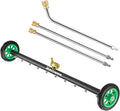 Undercarriage Pressure Washer Attachment, Upgrade 35 Inch Power Washer Water Broom with 10 Nozzles, Dual-Function Underbody Car Wash Surface Cleaner with 3 Pieces Extension Wand- 4000PSI