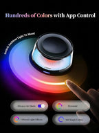 TORRAS Smart Car Air Fresheners Diffuser, The First App Control Car Freshener, Solar & USB-C Charging, Auto ON/OFF, Cherry Blossom & White Musk, Lasts Up to 5 months, CF20 Pro Fragrance Diffuser