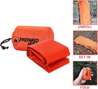 Prepared Hero Survival Bag - Emergency Sleeping Bag, Thermal Bivy Sack for Camping, Hiking, Outdoor. Lightweight, Portable, Survival Shelter