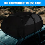 Car Roof Rack Luggage Bag, Car Rooftop Cargo Carrier, Roof Bag Waterproof Vehicle Soft-Shell Roof Luggage, with Lacing Strap, Safety Hook (130 * 100 * 45cm)