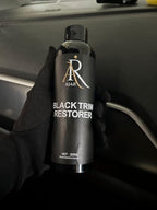 Black Trim Restorer,Plastic Restorer,Tire Shine,Unique Formula Restore a Finish to new Last for 8+Months-Protect Against UV Rays,Conceal Scratches,car Shiny Stuff,Faded Trim 6.7 Fl Oz Works in Second