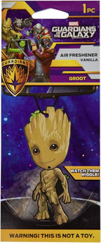 Marvel Groot Guardians of The Galaxy Wiggler Car Air Freshener Vanilla Scent -1 PC Wiggler