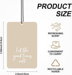 Loopeer 6 Pcs Boho Beige Western Car Air Freshener Preppy Cowgirl Western Gifts for Women Boots Yak Cowboy Hat Moon Pistol for Cars Closet Drawer Books Cute Car Accessories Mirror Decor(Boho Beige)