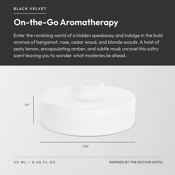Aroma360 - Smart Car Diffuser Oil - Black Velvet - Premium Car Air Freshener Cartridge - Zesty Citrus, Black Fig, & Floral Rose - Essential Oils - Vegan - Aromatherapy - Cars, Trucks, SUVs, RVs & More