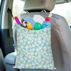 Daisy Decor Car Trash Bag Car Garbage Bag Hanging Cars Trash Can Spring Decor Waterproof Cars Back Seat Organizer for Vehicle Travelling Swimming Camping