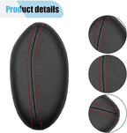 Car Knee Cushion, Car Center Console Leg Elbow Pad, Soft Comfortable Leather Thigh Support Rest Pad, Universal Auto Door Armrest Pad for Most Vehicles (Right Red)