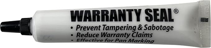 Sherco-Auto White Tamper Proof Cross Check Repair & Maintenance Warranty Seal 1.8 Oz Squeeze Tube Paint Marker - 12 Tube - Made in USA