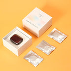 Labbyway Car Air Freshener with Refills-Vent Clip Starter Kit-Scent Diffuser for Car-Includes Fruit/Plants Scented Refills-Earthy Red-Brown