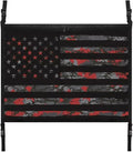 Car Roof Storage Bag Black USA Flag Car Organizer for Car Seat All Car Storage Organizer One-Size-Fits Car Travel Accessories