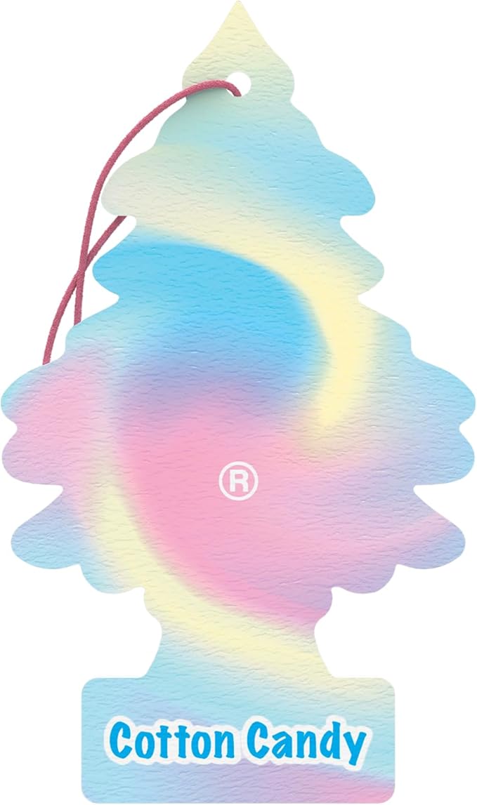 Little Trees MTR0046 Air Freshener | Hanging Paper Tree for Home or Car | Cotton Candy