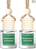 Hanging Car Air Freshener, Long Lasting Essential Oil Diffuser, Non-Toxic New Car Scent, Cute Car Fresheners for Women, 2 Pack Made in USA