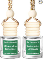 Hanging Car Air Freshener, Long Lasting Essential Oil Diffuser, Non-Toxic New Car Scent, Cute Car Fresheners for Women, 2 Pack Made in USA