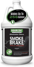 Odorcide Smoke Brake Odor Eliminator Concentrate - Tobacco & Marijuana Odor Neutralizer - Smoke Odor Eliminator for Home & Car – Smoke & Weed Smell Eliminator w/Non-Enzymatic Formula (1 Gallon)
