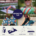 Sprints Athletic Running Towel, Full-Sized, Car Seat Cover - Performance Microfiber (Yosemite)