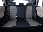 EKR Rav4 Seat Covers Custom Fit for Toyota Rav4 (Only Hybrid) 2019-2025 LE,XLE,XLE Premium,Limited,Woodland Edition, Leather Car Seat Cover Full Set for SUV,Faux Leather(Black/Gray)