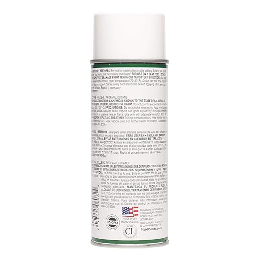 Plaid Clay Pot Sealer, 12oz, Clear